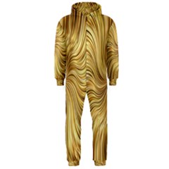 Chic Festive Elegant Gold Stripes Hooded Jumpsuit (men)  by yoursparklingshop