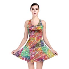 Colorful Chemtrail Bubbles Reversible Skater Dress by KirstenStar