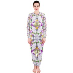 Geometric Boho Chic Onepiece Jumpsuit (ladies)  by dflcprintsclothing