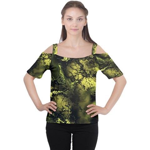 Amazing Fractal 24 Women s Cutout Shoulder Tee by Fractalworld