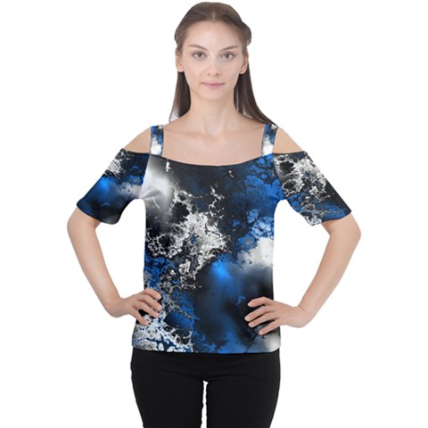 Amazing Fractal 26 Women s Cutout Shoulder Tee by Fractalworld