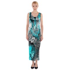 Fractal 30 Fitted Maxi Dress by Fractalworld