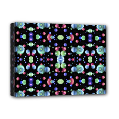 Multicolored Galaxy Pattern Deluxe Canvas 16  X 12   by dflcprints