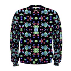 Multicolored Galaxy Pattern Print Men s Sweatshirt by dflcprintsclothing