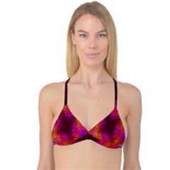 Purple Orange Pink Colorful Reversible Tri Bikini Top by yoursparklingshop