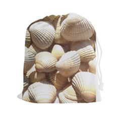 Tropical Exotic Sea Shells Drawstring Pouches (xxl) by yoursparklingshop