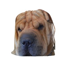 Shar Pei / Chinese Shar Pei Drawstring Pouches (Extra Large)