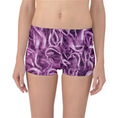 Textured Abstract Print Reversible Boyleg Bikini Bottoms by dflcprintsclothing
