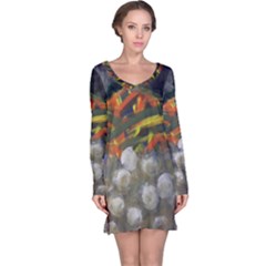 La Tristesse Long Sleeve Night Dress  By Jocelyn Apple/appleartcom by appleartcom