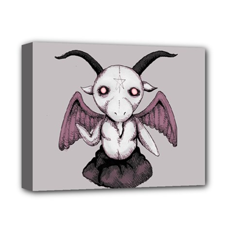 Plushie Baphomet Deluxe Canvas 14  x 11 