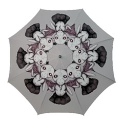 Plushie Baphomet Golf Umbrellas