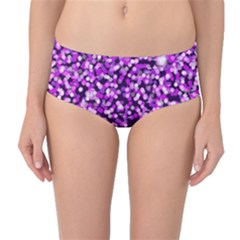 Purple Rain Mid-waist Bikini Bottoms by KirstenStar