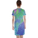 Green Blue Pink Color Splash Short Sleeve Nightdress View2