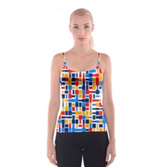 Colorful Shapes                                  Spaghetti Strap Top by LalyLauraFLM