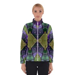 Purple Yellow Stone Abstract Winterwear by BrightVibesDesign