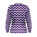 Royal Purple & White Zigzag Pattern Women s Sweatshirt View2