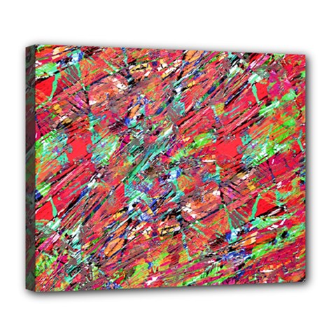 Expressive Abstract Grunge Deluxe Canvas 24  X 20  