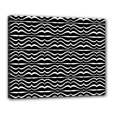 Modern Zebra Pattern Canvas 20  X 16 