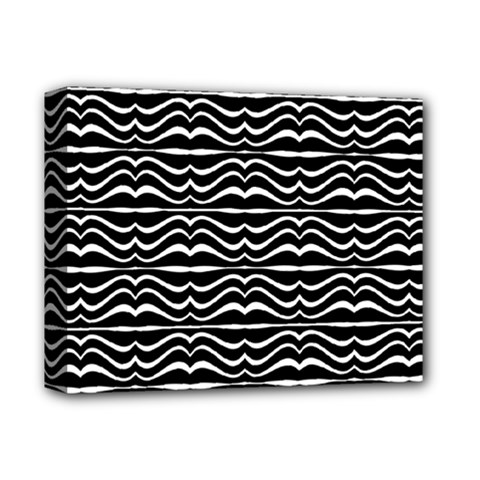 Modern Zebra Pattern Deluxe Canvas 14  X 11 