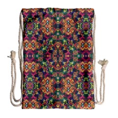 Luxury Boho Baroque Drawstring Bag (large)