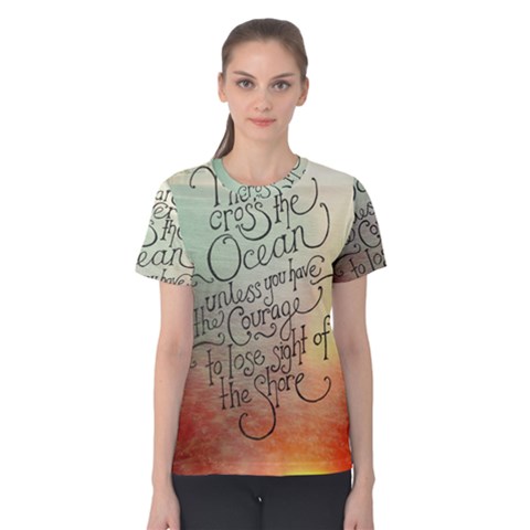 Inspirational Women s Cotton Tee by Limitless