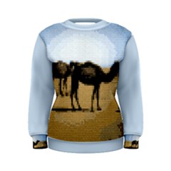 Moroccan Camels Tapestry Women s Sweatshirt by DeneWestUK