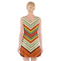 Bent stripes                                V-Neck Sleeveless Dress View2