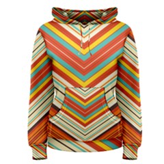 Bent Stripes                                    Women s Pullover Hoodie by LalyLauraFLM