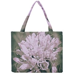 White Flower Mini Tote Bag by uniquedesignsbycassie