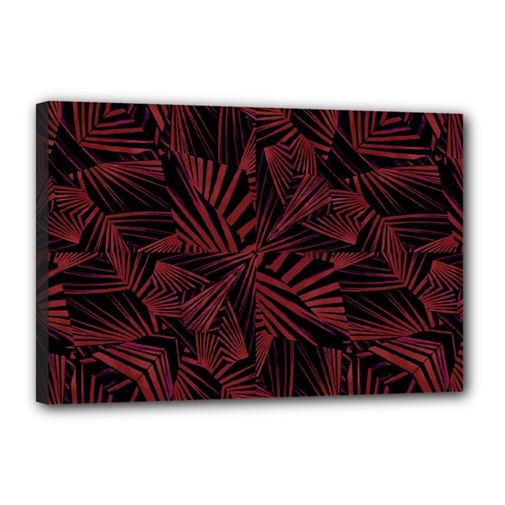 Sharp Tribal Pattern Canvas 18  x 12 