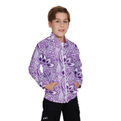 Purple Paisley Doodle Wind Breaker (kids)