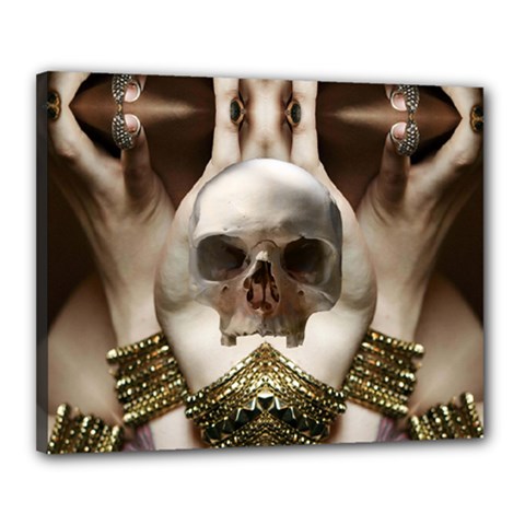 Skull Magic Canvas 20  X 16  by icarusismartdesigns