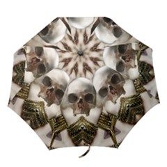 Skull Magic Folding Umbrellas by icarusismartdesigns