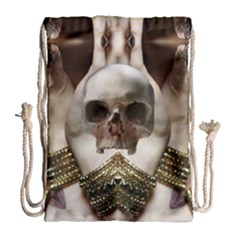 Skull Magic Drawstring Bag (large) by icarusismartdesigns