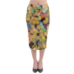 Paint Brushes                                            Midi Pencil Skirt by LalyLauraFLM