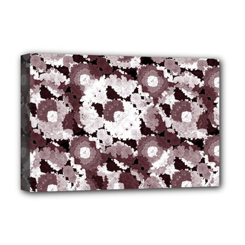 Ornate Modern Floral Deluxe Canvas 18  X 12   by dflcprints
