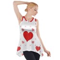 Red hearts 2 Side Drop Tank Tunic View1