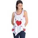 red and white hearts Sleeveless Tunic View1