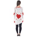 Red hearts 2 Long Sleeve Tunic  View2