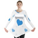 blue hearts Long Sleeve Tunic  View1