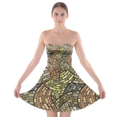 Whimsical Strapless Dresses by FunkyPatterns