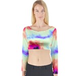 Calm Of The Storm Long Sleeve Crop Top