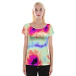 Calm Of The Storm Women s Cap Sleeve Top