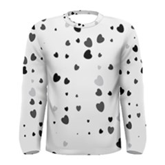 Black Hearts Men s Long Sleeve Tee by TRENDYcouture