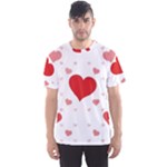 Centered Heart Men s Sport Mesh Tee