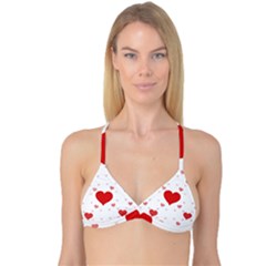 Centered Heart Reversible Tri Bikini Top