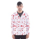 Bubble Hearts Hooded Wind Breaker (Men)