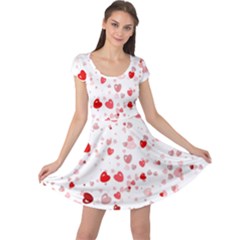 Bubble Hearts Cap Sleeve Dresses