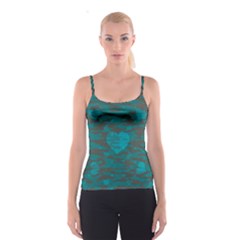 Camo Hearts Spaghetti Strap Top