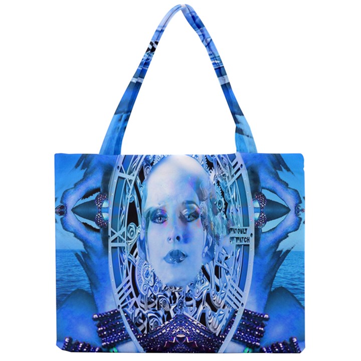Clockwork Blue Mini Tote Bag